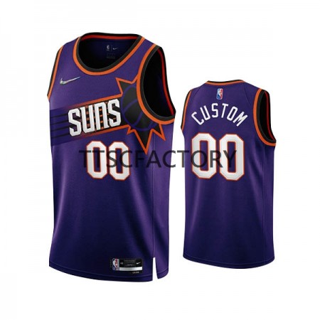 Maillot Basket Phoenix Suns Personnalisé Nike 2022-23 Icon Edition Violet Swingman - Homme